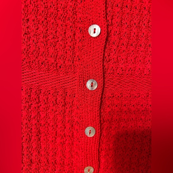 🆕 NWT Commense Red Sleeveless Knit Dress Size Medium - Picture 5 of 10